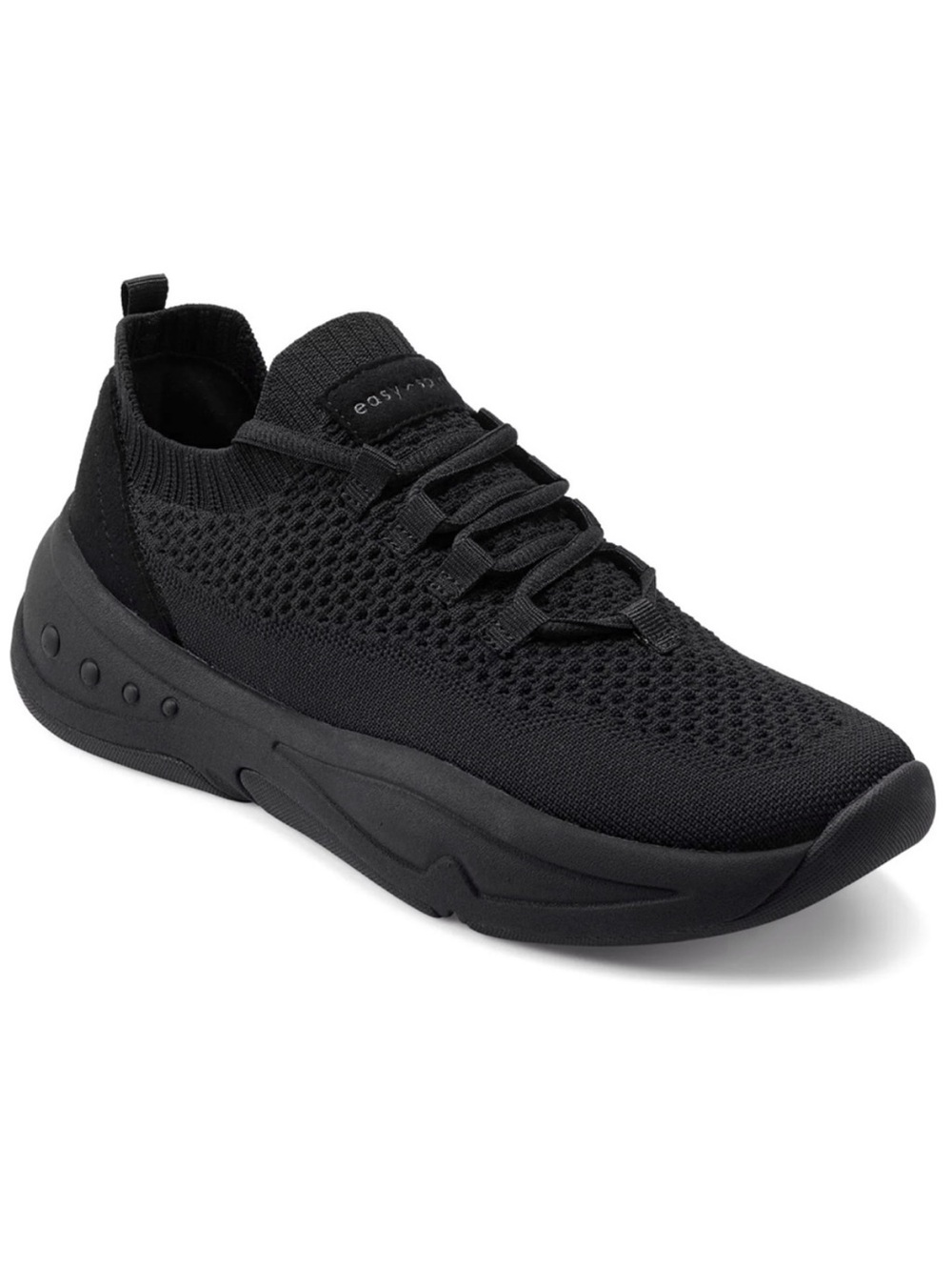 Easy Spirit Black Power Knit Sneakers Size 6
